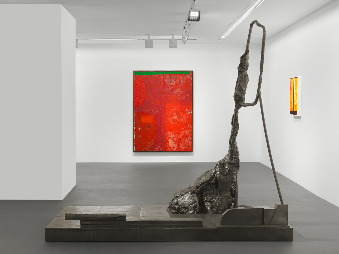 Installation view, Sterling Ruby, MIX PIZ, Vito Schnabel Gallery, St. Moritz, 2017. © Sterling Ruby; Courtesy Sterling Ruby Studio and Vito Schnabel Gallery. Photo by Stefan Altenburger.
