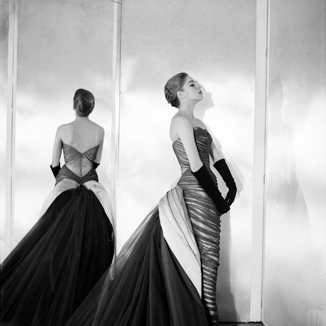 Charles James Butterfly Gown, 1954. Courtesy of The Metropolitan Museum of Art, Photograph by Cecil Beaton, The Cecil Beaton Studio Archive at Sotheby's  