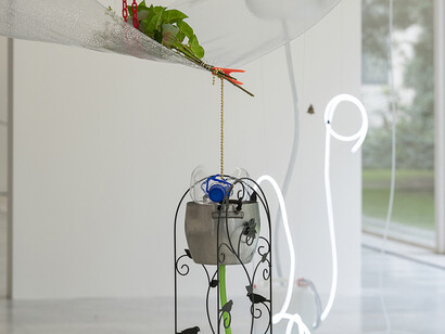 Yuko Mohri, exhibition view. Courtesy of Pirelli HangarBicocca