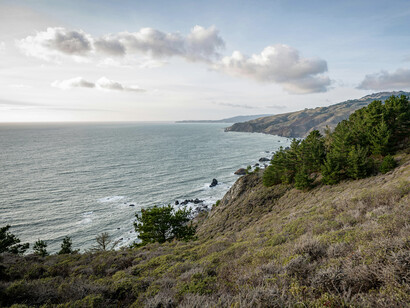 Muir Beach cliffs, California, United States