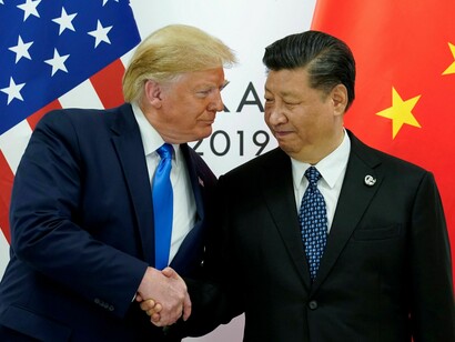 Donald Trump and Xi Jinping