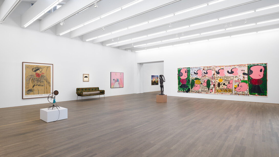 Various artists, To live is to fly, exhibition view. Courtesy of Tim Van Laere Gallery 