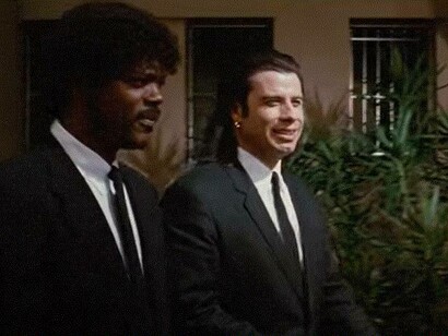 Vincent e Jules in "Pulp Fiction", 1994