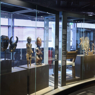 1913-1923: el espíritu de la época, vista de exhibición. Cortesía del Musée du Quai Branly