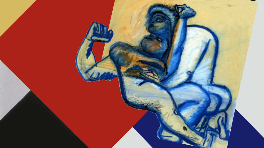 ClaBi-Uili, Composizione V di Deux nus, Digital Art 2017. Ph Andrea Boccalini 