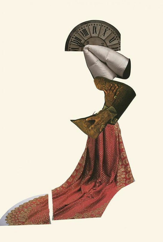 Marcia Kure, U12A#V Matthew the Taxer, 2013, Collage on Arches HP Watercolour Paper, 45.7 x 61 cm, 18 x 24 in