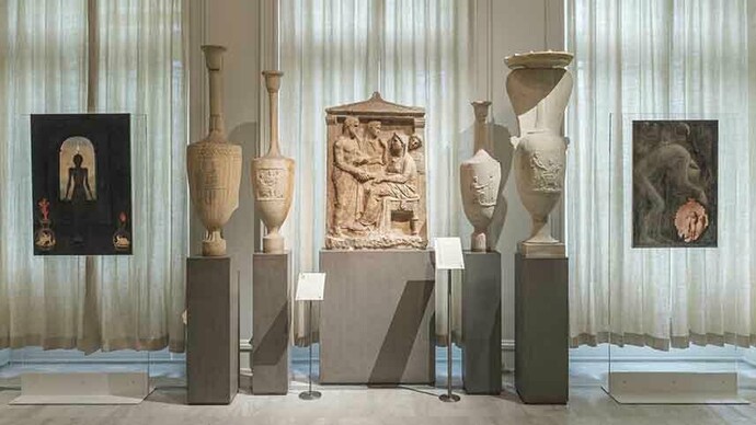 Aleksandra Waliszewska, Irruption of antiquity, exhibition view. Courtesy of Deste Foundation Project Space