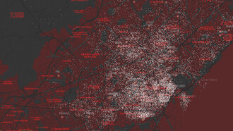 Mappa dei b&b di Barcellona