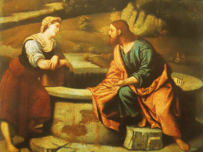 Alessandro Bonvicino, Cristo e la Samaritana al pozzo