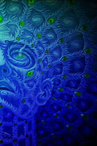 Detalle de Oversoul de Alex Grey