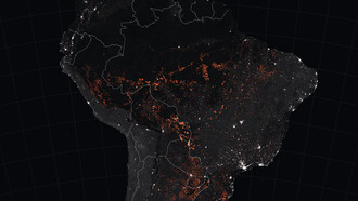 Incendios activos en la Amazonia a fecha de 22 de agosto de 2019