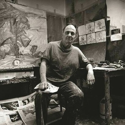 Nicholas Sinclair, Frank Auerback, 2000, photographic print on paper, Photograph © Nicholas Sinclair