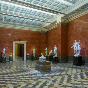 The Art of Ancient Rome, Exhibition view. Courtesy of The State Hermitage Museum