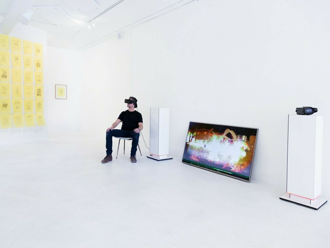Sandy White. Reading Room, Exhibition view. Courtesy of Chainlink Gallery