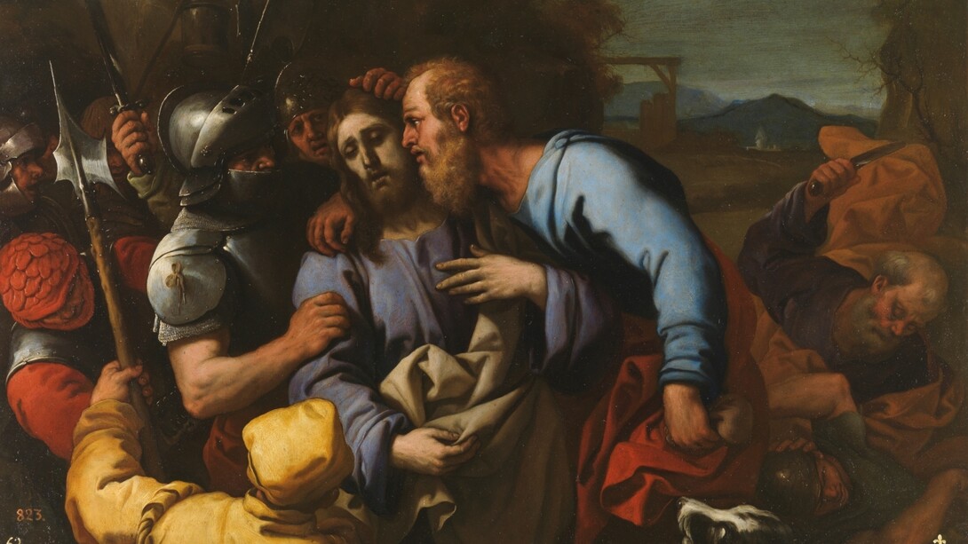 Luca Giordano, il bacio di Giuda, 1655-1675, Museo del Prado, Spagna