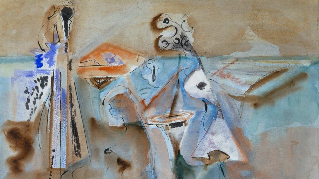 Mark Rothko, Fuga in Egitto, particolare