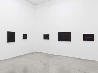 View of the exhibition “Parce que” at Perrotin Paris 13 octobre – 22 décembre 2018