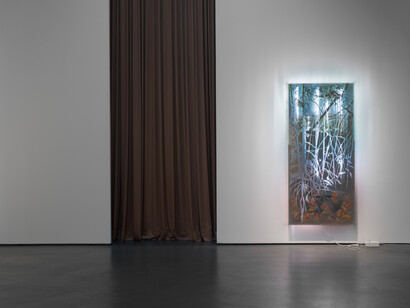 Philipp Fürhofer, Idyll and apocalypse, exhibition view. Courtesy of Galerie Judin 