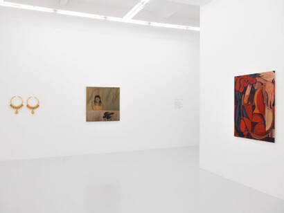 Various artists, their flesh, a field, exhibition view. Courtesy of Ames Yavuz