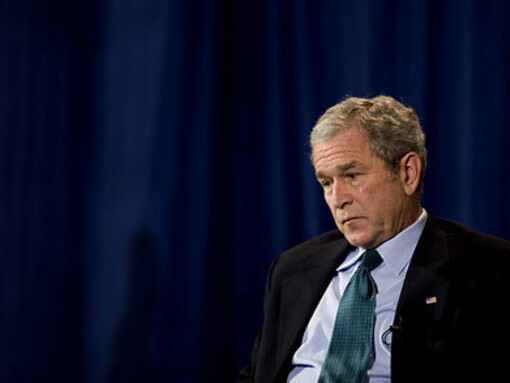 George W. Bush, presidente de Estados Unidos  entre 2001 y 2009