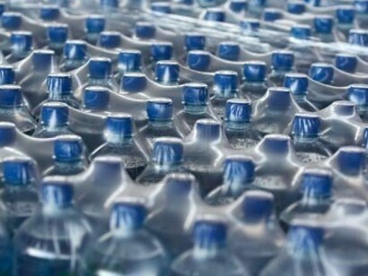Lots of bottles of water