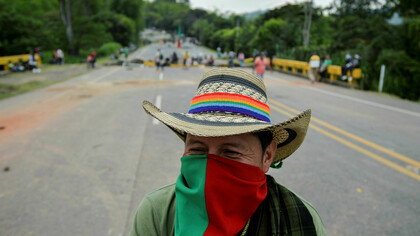 Minga de los indígenas del Cauca