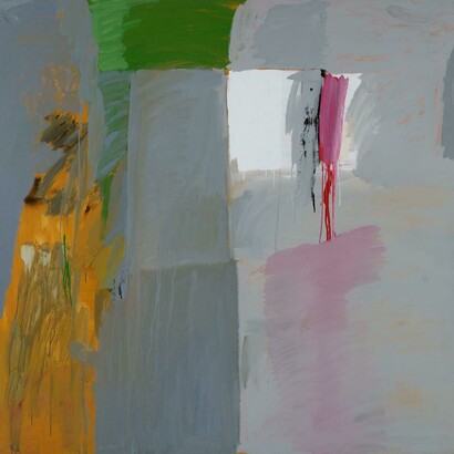 This painting is an Untitled work by the contemporary Georgian artist Iliko Zautashvili