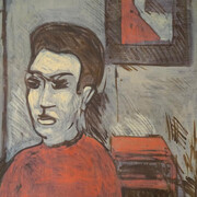 Arnon Ben-David, Shlomo Ben-David in Margalit Ornstein’s apartment (1960s), 2021. Courtesy of Tel Aviv Museum of Art