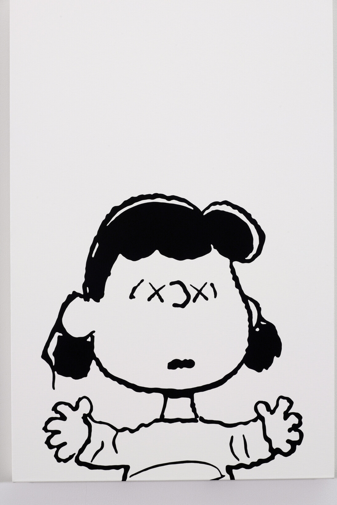 KAWS, "GIRL" 2014, Acrylic on canvas, 89 x 58,5 cm / 35 x 23 inches, Courtesy Galerie Perrotin  
