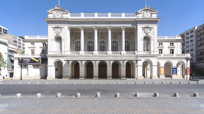 Teatro Municipale di Santiago del Cile inaugurato nel 1857