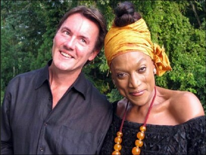 Mark Markham with Jessye Norman
