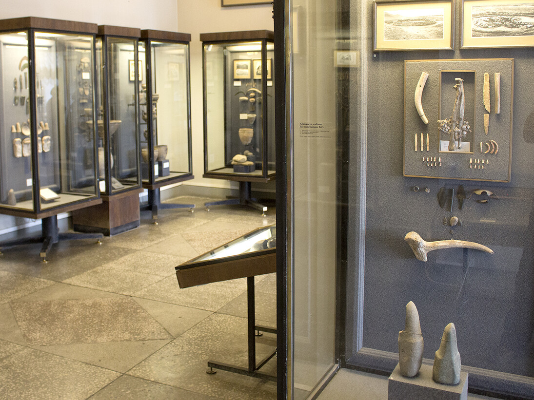 Ancient Relics of the Culture and Art of Eurasia, Exhibition view. Courtesy of The State Hermitage Museum