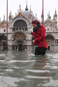 Acqua alta in the Piazza San Marco