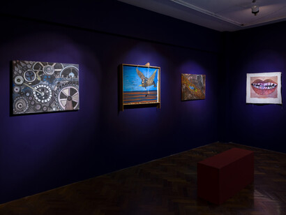 Denise Groesman, Resaca de río, vista de exhibición. Cortesía de la Galería Moria
