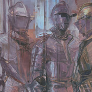 Elena Burykina, Parley (Diptych), 2025. Courtesy of Abend Gallery