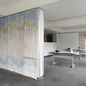 Xavier Antin-Vue de l'exposition News from Nowhere, 2014-Maison d'Art Bernard Anthonioz-Crédit photo Aurélien Mole