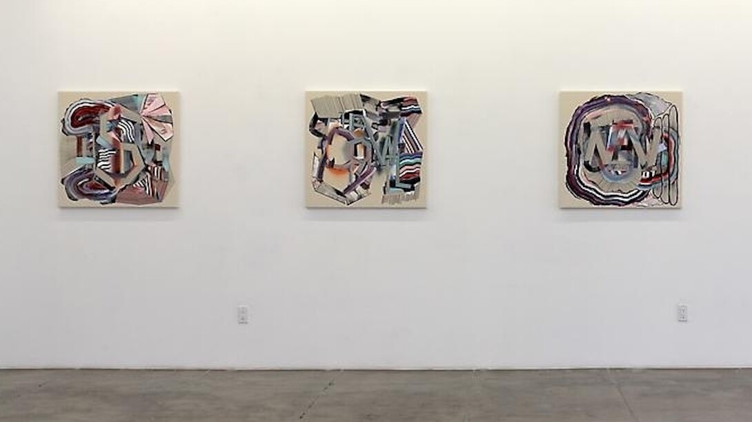 Feodor Voronov, Exhibition view. Courtesy of Mark Moore Fine Art