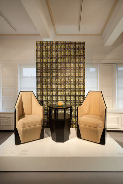 Czech cubism, exhibition view. Courtesy of the Museum of Decorative Arts