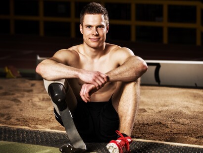 O atleta alemão Markus Rehm