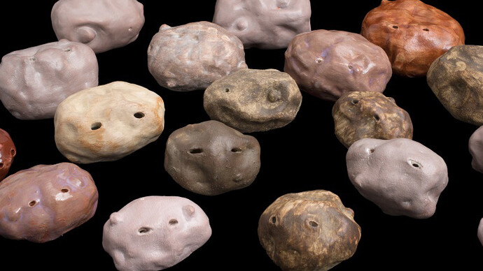 Oona Grimes, A Choir of Potatoes, 2014, Photo by Peter White
