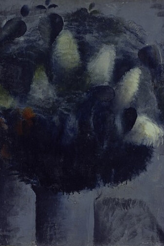 Jean Fautrier, "Le lilias blanc", dettaglio, 1927