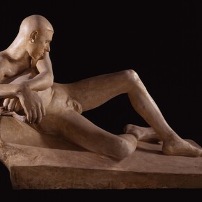 Adolfo Wildt, L’Homme qui se tait (Uomo che tace), 1899, Plâtre, 109 x 123,5 x 165 cm, Venise, Fondazione Musei Civici di Venezia, Galleria Internazionale d’Arte Moderna di Ca’ Pesaro, 2015 © Photo Archive – Fondazione Musei Civici di Venezia