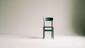 Chair in an empty room