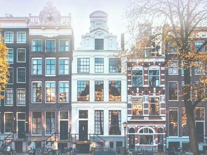 Houses in Amsterdam, Netherlands