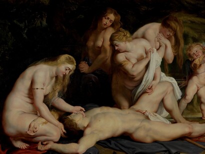 «The Death of Adonis», Rubens