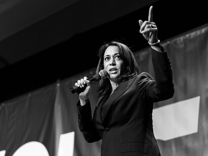Vice President Harris at the Iowa Democrats Hall of Fame Celebration in Cedar Rapids, Iowa, USA