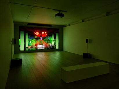 Helen Marten, This weather, exhibition view. Courtesy of Sadie Coles HQ