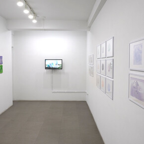 Tom Burtonwood, Difference and repetition, exhibition view. Courtesy of Bert Green Fine Art