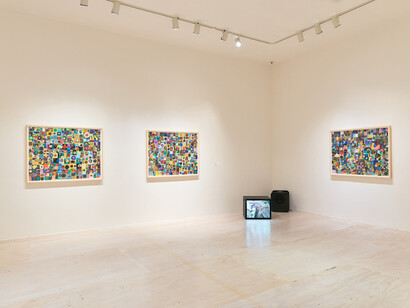 Ralph Lemon, Ceremonies out of the air, exhibition view. Courtesy of MoMA PS1