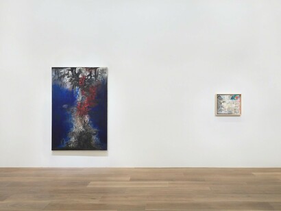 Zao Wou-Ki, Exhibition view. Courtesy of Lévy Gorvy